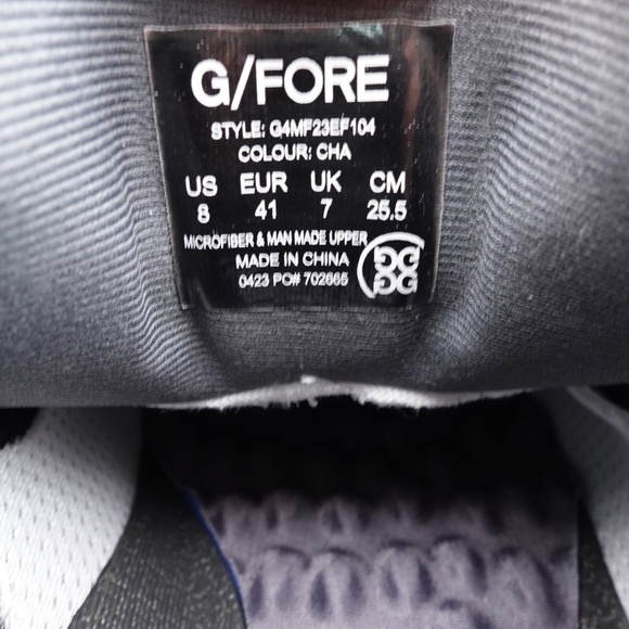 NEW G/FORE G.112 Golf Shoe G4MF23EF104-CHA Charcoal Drip - Picture 2 of 7